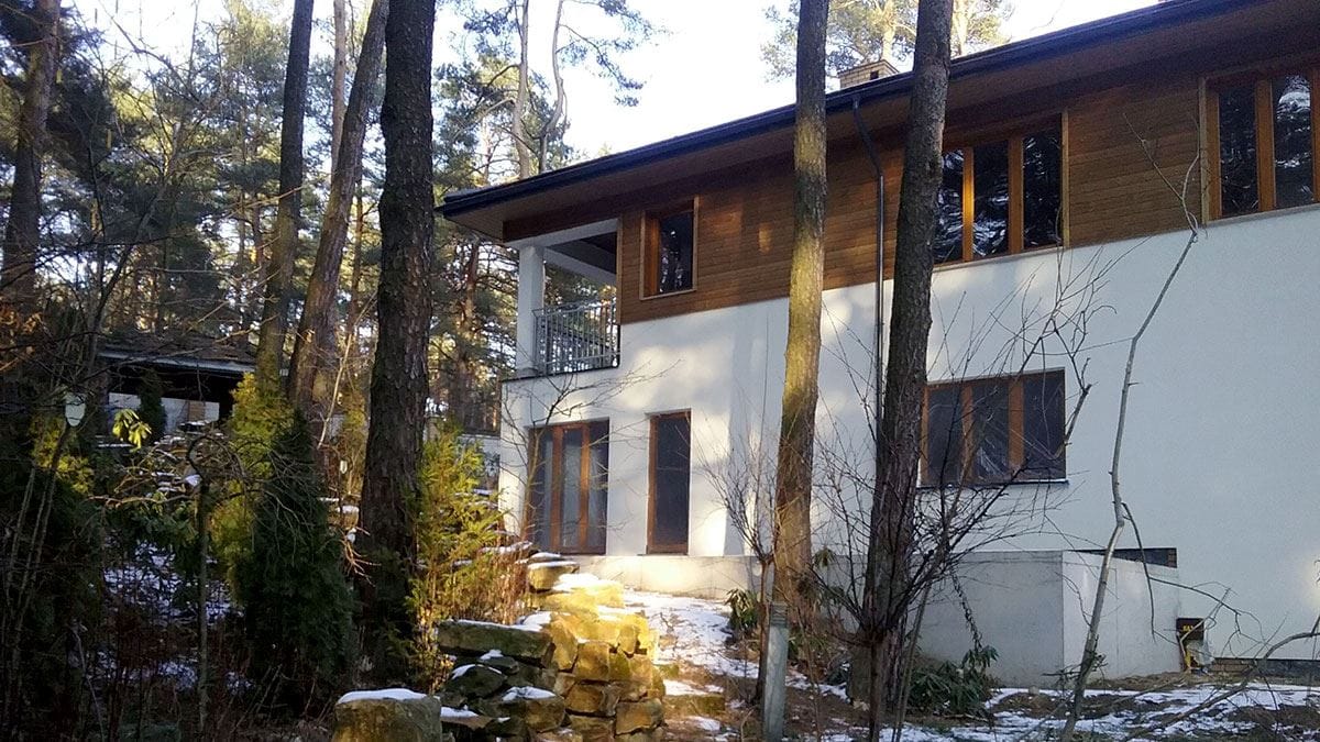 Enklawa Magdalenka - Widok z lotu ptaka