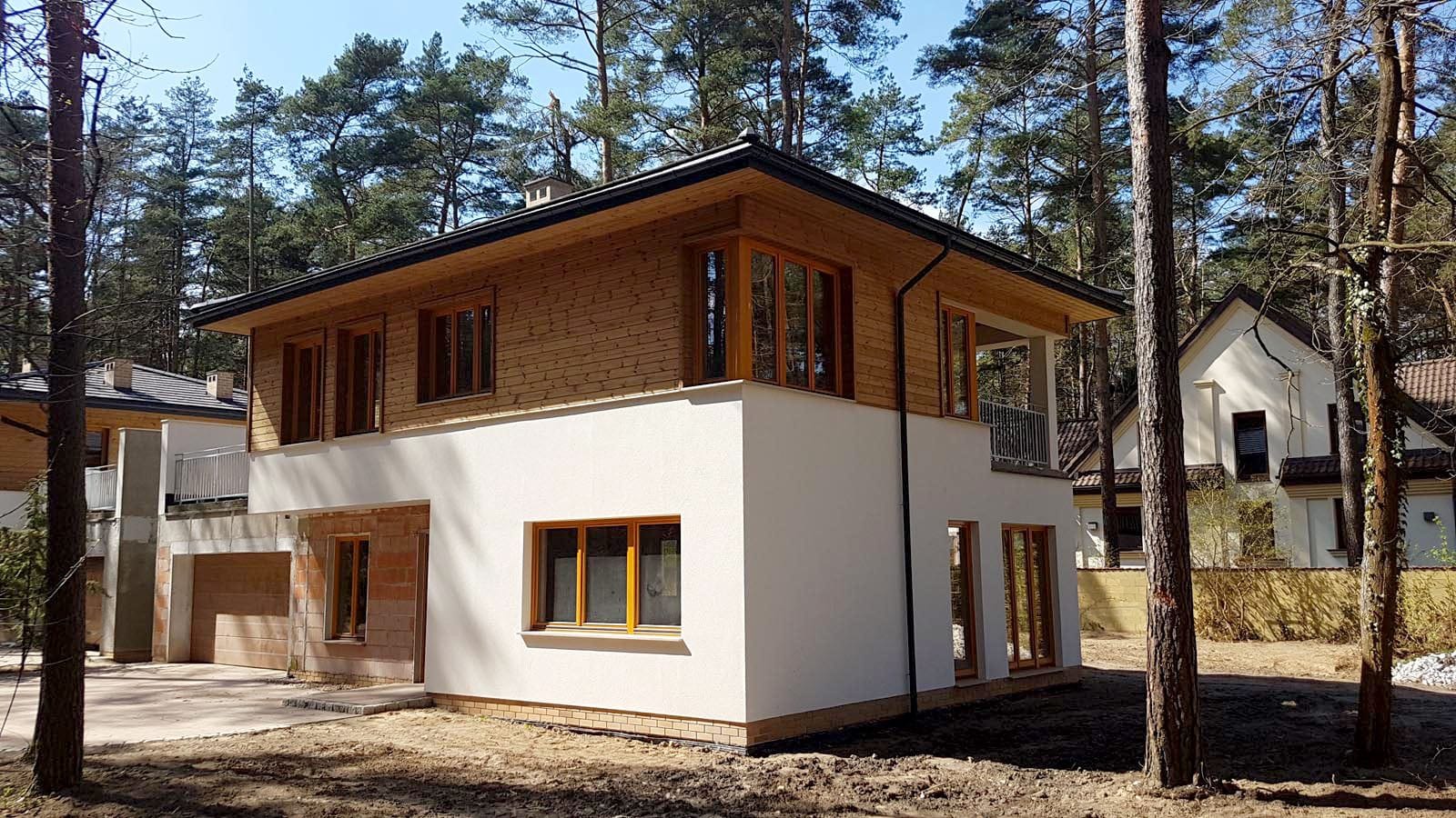 Enklawa Magdalenka - Prace żelbetowe stropów