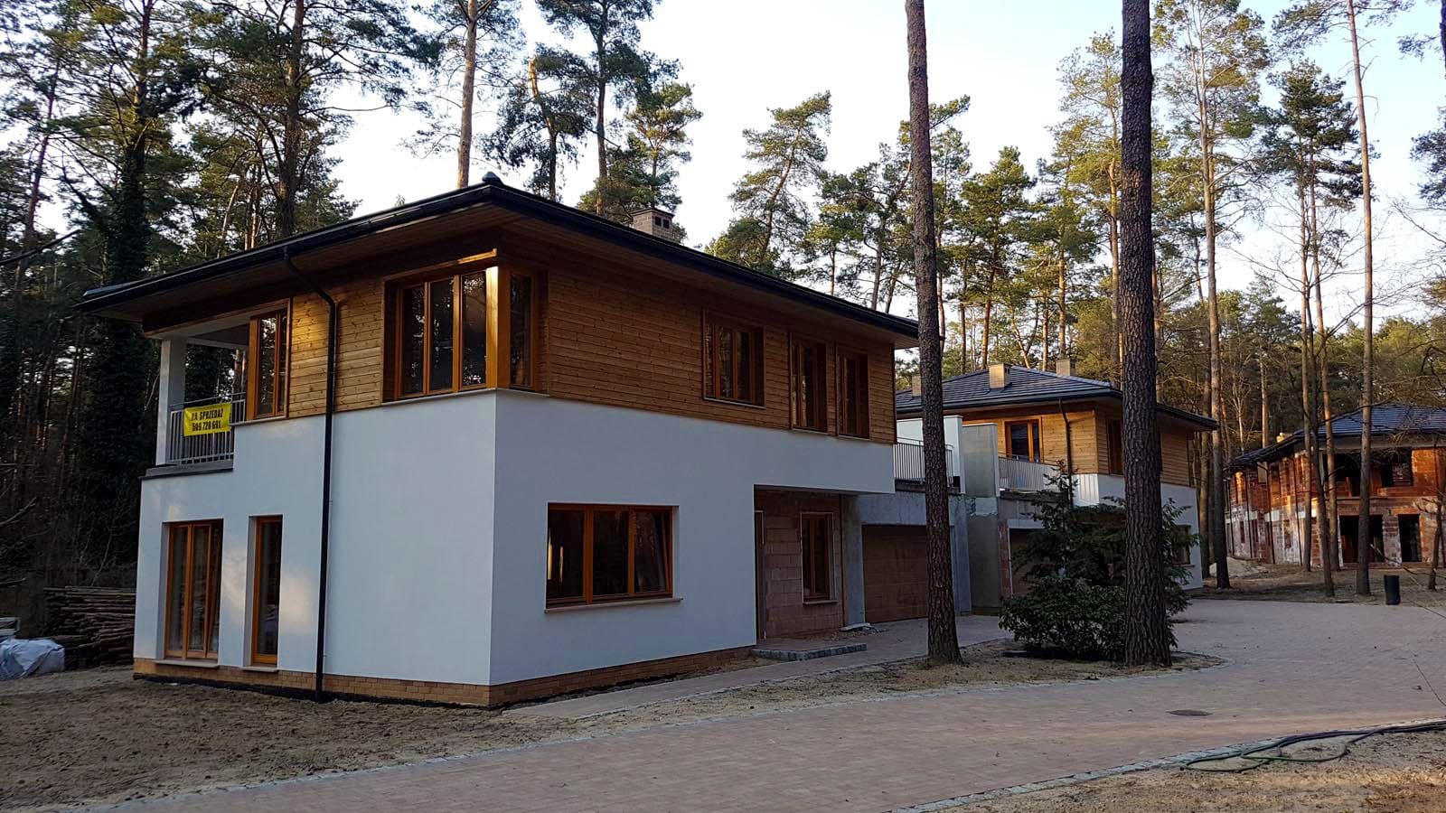 Enklawa Magdalenka - Prace kamieniarskie elewacji